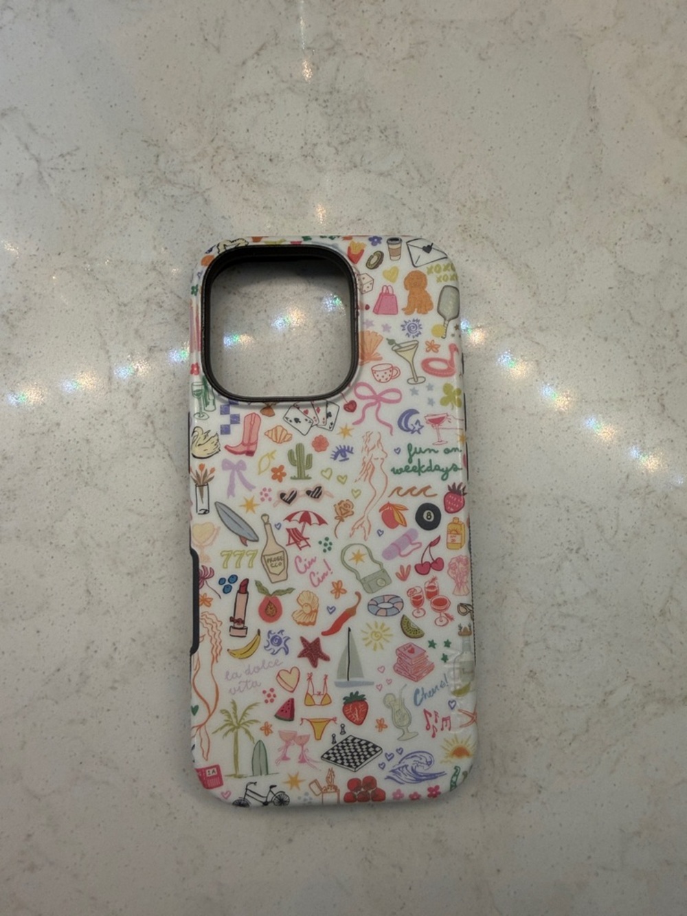 Casely iPhone 16 pro Multicolor Illustrated Protective Phone Case